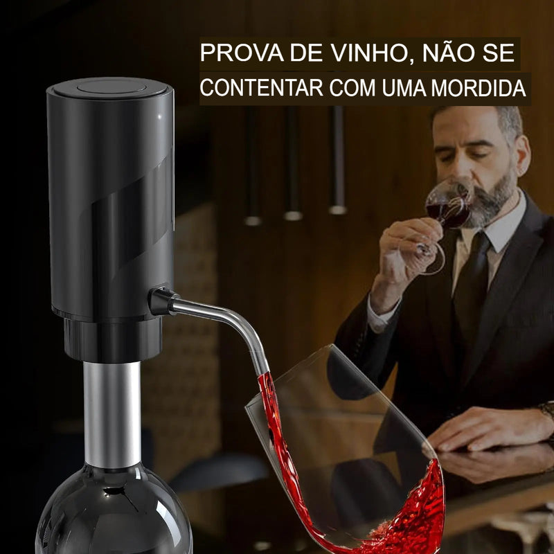 Distribuidor de vinho elétrico recarregável, decantador de vinho automático, distribuidor de vinho elétrico inteligente, ferramenta de cozinha para festa, presente