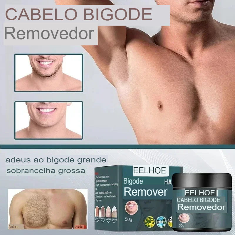 Creme Depilatório Permanente Depilador Creme Áreas Íntimas Saúde Removedor de Pelos Indolor Inibidor de Crescimento para Mulheres Homens Cuidados com o Corpo